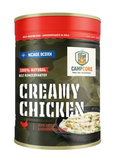 Konzerva Creamy Chicken CampCore® / samoohřev