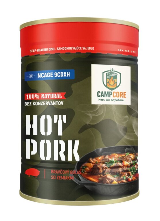 Konzerva Hot Pork CampCore® / samoohřev
