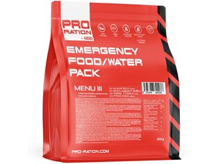 Nouzová potravinová dávka Emergency Food / Water Pro Ration®, MENU III