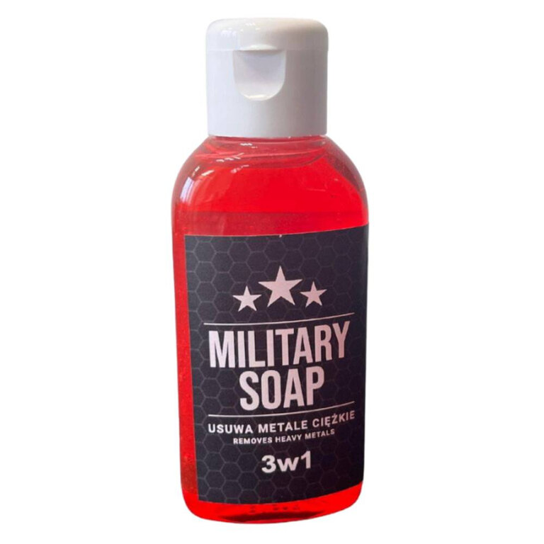 Speciální tekuté mýdlo na ruce, tělo a vlasy Military Soap®