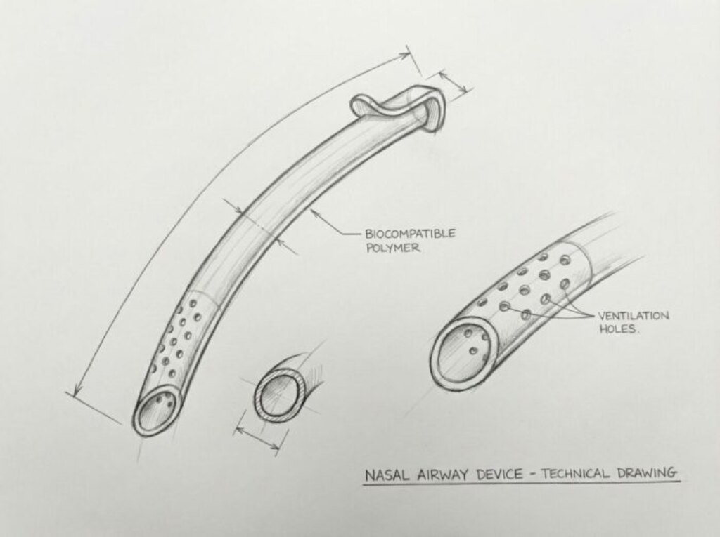 Sterilní nosní vzduchovod NPA SurSecur 6:8 Medical®