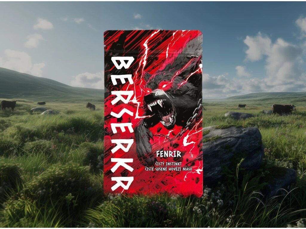 Sušené hovězí maso / jerky FENRIR - Čisté maso Berserkr®